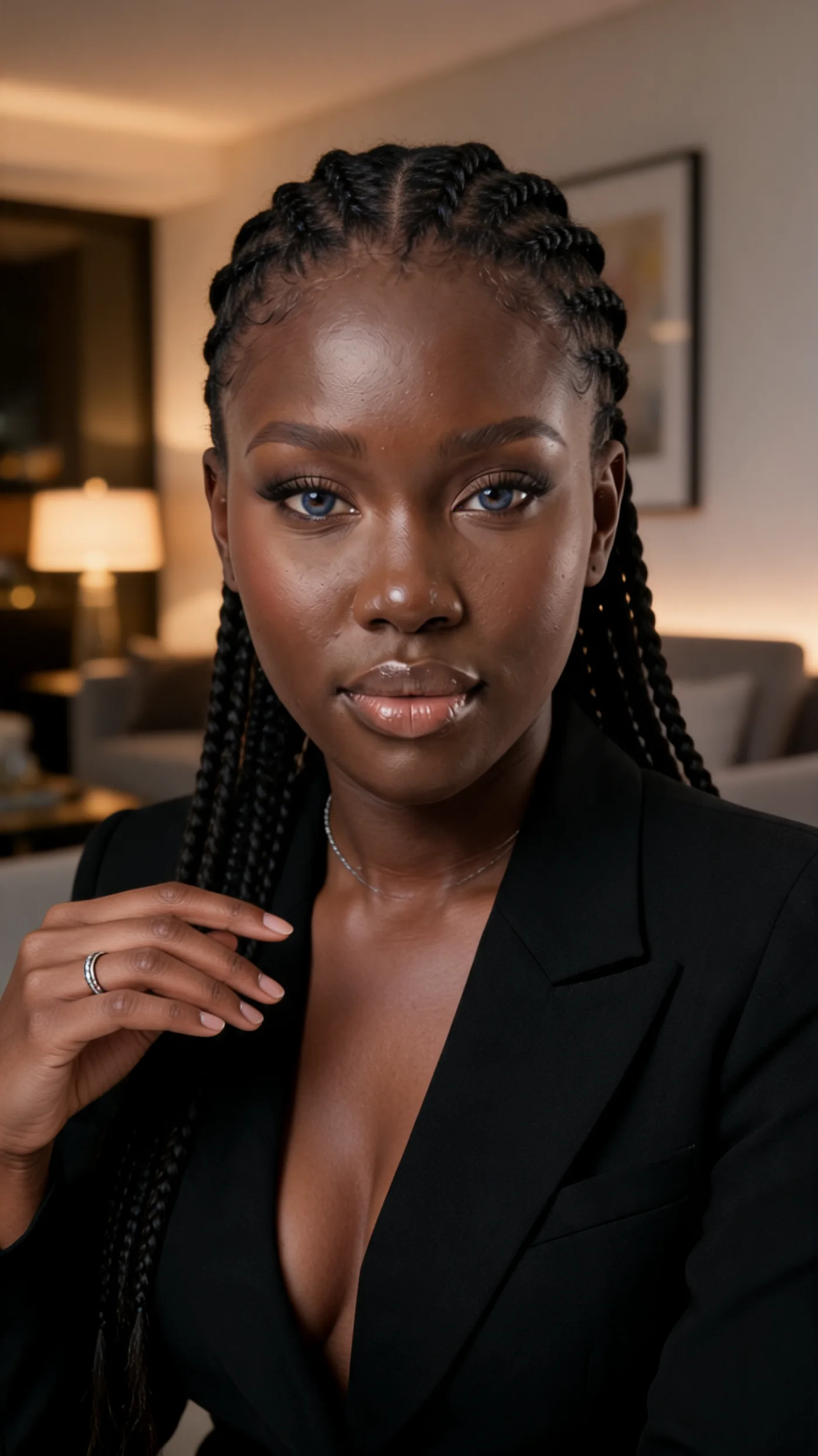 Amani Vale close lifestyle portrait