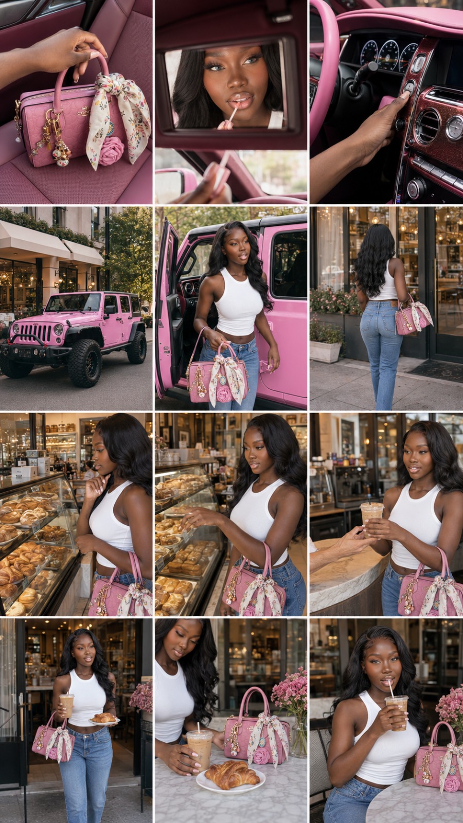 UGC Powerhouse lifestyle handbag and cafe ad sequence